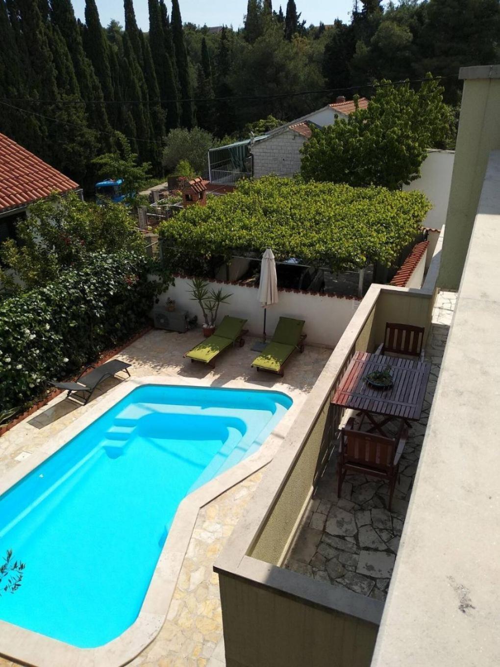 Villa Silvia - Open Pool Supetar Zewnętrze zdjęcie